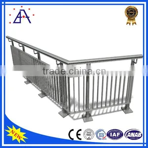 High Style Modestly Priced Silver Anodized Aluminum Handrail for Stairs thumbnail-3