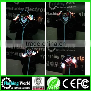 China Factory OEM High Quality Factory Wholesale Factory Wholesale Lime Green el Lighting Glasses thumbnail-2