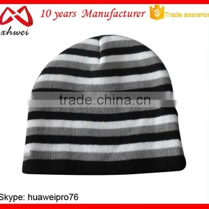 Blank for Logo Design Warm Men's Knit Slouch Hat Custom Knit Acrylic Beanie thumbnail-6