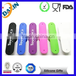 3m Sticker Smart Wallet Mobile Card Holder Silicone Phone Suckers Stand thumbnail-1