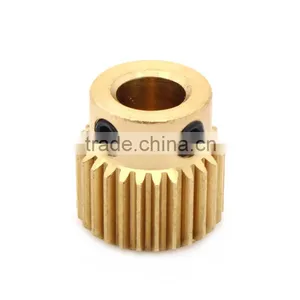 New Arrival!!! DIY 3D Printer Reprap Prusa i3 Extrusion Wheel Special Brass Wire Feed Wheel 3d Printer Extruder Driving Gear thumbnail-2