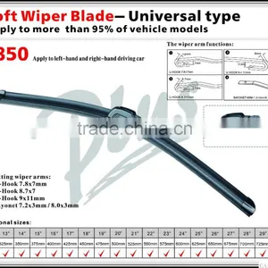 Popular Flat Wiper Blade, Wiper Blade Rubber Strip , Banana Wiper Blade S850 thumbnail-1