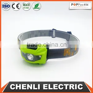 Poppas T16B 2 Red Smd LED +1W Power Led 3AAA Battery Operated Outdoor Waterproof Running Camping Reading Led Light Headlamp thumbnail-1