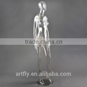 Full Body Store Window Display Clear Female Mannequins thumbnail-1