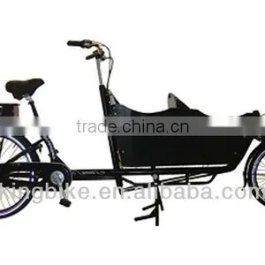 Two Front Wheel Steel Front Carrier Cargo Bike thumbnail-4