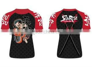 Sublimation Heat Transfer Custom Printed Rash Guard thumbnail-4
