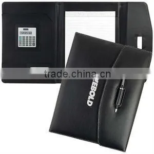 3-hole A4 Leather File Folders thumbnail-1