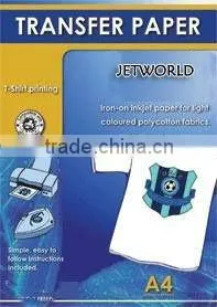 Easy-on Transfer Paper for Light Color Textiles , White t Shirt Printing thumbnail-1