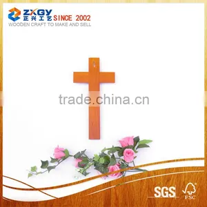 Religious Hand Made Olive Wood Hand Cross thumbnail-1