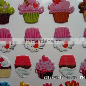 Happy Birthday Cakes Shape 3D Pvc Foam Sticker/puffy Sticker thumbnail-1