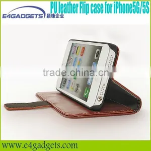 2013 Hot Sale High Quality PU Leather Front and Back Case for Iphone5 thumbnail-1