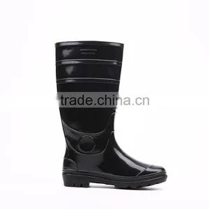 2016 Hot Selling Cheap Black Pvc Rain Boots Without Steel Toe, Cheap Plastic Pvc Rain Boots thumbnail-5