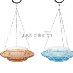 Hobnail Glass Bird Feeding Bowl thumbnail-3