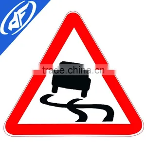 Reflective Adhesive Forbid Pedestrian Through Road Sign thumbnail-2