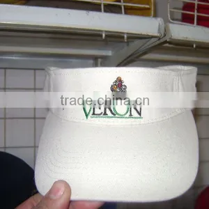 100% Cotton Golf Visor With Printed Logo thumbnail-1