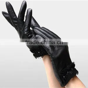 Winter Biker Leather Hand Gloves for Warm thumbnail-1