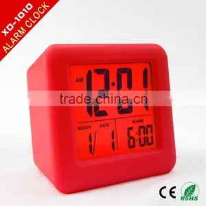 Gift Items Modern Simple Silicone Digital Alarm Clock thumbnail-1