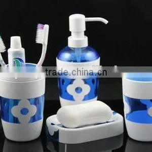 Bathroom Accessories Set With Lotion Bottle Toothbrushing Cup Toothbrush Cup thumbnail-2