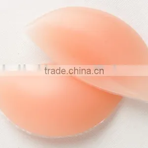 Ideal Fashions Swimsuit Silicone Padding Insert Swimwear Silicone Inserts Swimsuit Insert Pad "ox Horn" Shape Nude Silicone Bra thumbnail-2