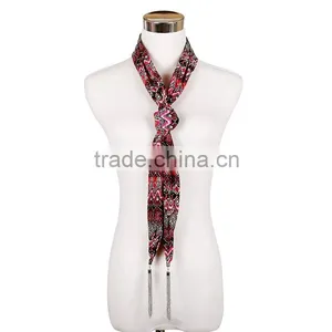 Fashion Women Lady Retro Bohemian Soft Frayed Scarf thumbnail-4