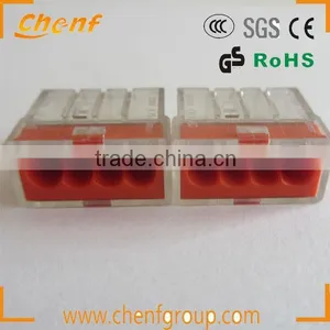 Newest Hot Sell 250v 4 Pin Push Wire Connectors (4 Poles) thumbnail-1