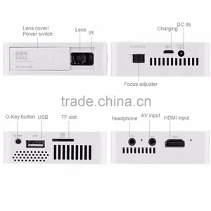 In Stock!!! 2016 UNIC Mini DLP Laser HDMI 3D Polarized Projector UC50 Outside Movie Projectors thumbnail-5