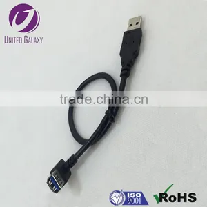 USB AM to Right Angle USB Femal Extention Cable thumbnail-1