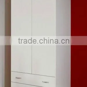 2 Door kd Melamine Chipboard Wardrobe thumbnail-1