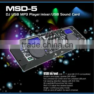 MSD-5 Factory DJ USB MP3 Mixer Player thumbnail-1