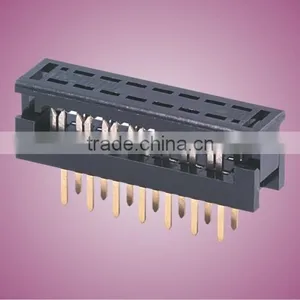 2.54MM Pitch IDC Electric Connectors With or Without Strain Relief thumbnail-1