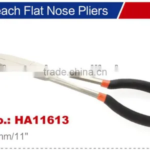 Long Reach Flat Nose Pliers thumbnail-1