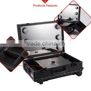 Sunrise Pvc Portable Makeup Vanity Case thumbnail-5