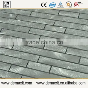 Wholesale Brushed Aluminum Mosaic Strip Metal Mosaic thumbnail-4