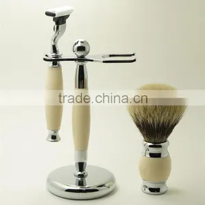 Wholesale Beard Brushes Private Label Shaving Razor Travel Shaving Kits thumbnail-5