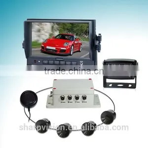 7inch Rear View Car Camera Truck Parking Sensor System thumbnail-1