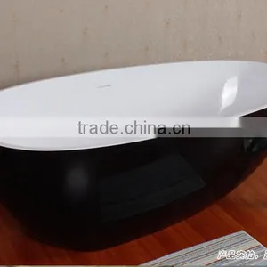 Artificial CE & CUPC Solid Surface Resin Stone Bathtub, Bathroom Free Standing Bathtub thumbnail-5