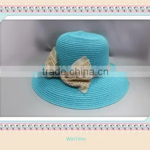 Ladies Wide Brim Sun Hats With Vara Bow thumbnail-1