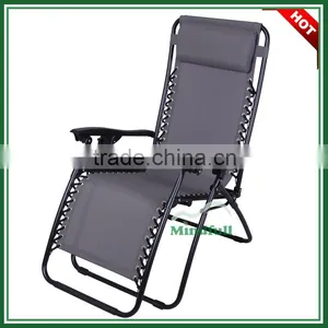 22mm*1mm Steel Frame Zero Gravity Folding Lounge Chair Adjustable Recliner Chair thumbnail-6