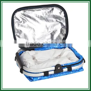 Cute Aluminium Frame Picnic Basket Insulated thumbnail-3