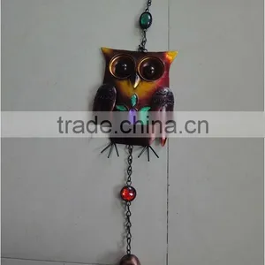 Wall Iron Owl Clock Decor thumbnail-3