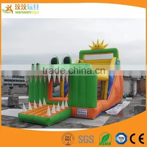 Used Swimming Pool Slide Backyard Inflatable Water Slides Animal Model thumbnail-1