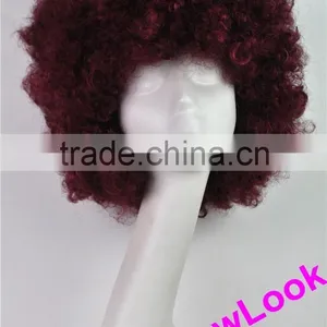 Afro Kinky Synthetic u Part Wig Kinky Hair Half Wig thumbnail-1