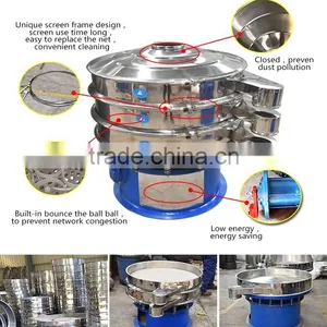 Application Whey Protein Rotary 10 Micron Mesh Vibration Sieve thumbnail-1