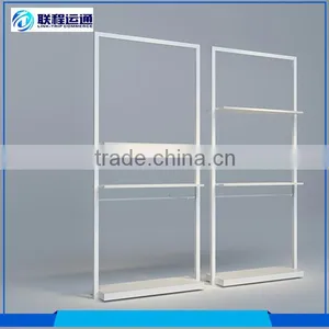 Good Hairline Brushed Stainless Steel Clothes Wall Display thumbnail-1