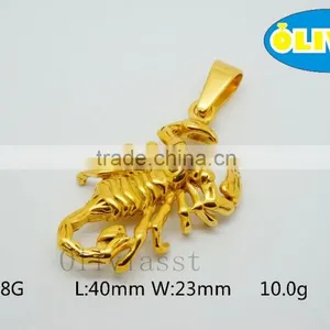 Olivia 2016 New Fashion Modern 316 Stainless Steel Cast Metal Good Handwork Scorpion Pendant thumbnail-1
