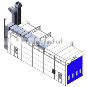 Guangdong JF MOQ 1set Acceptable Dust Free Bus Truck Spray Booth thumbnail-4