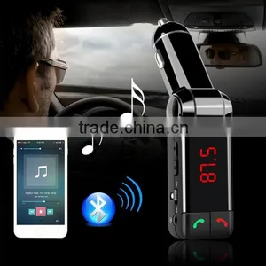 Bluetooth Wireless Kit Car Mp3 Player Fm Transmitter USB Car Charger, High Quality Wireless Fm Transmitter thumbnail-1