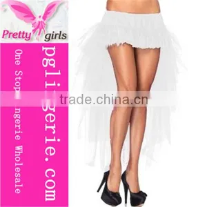 Red Ladies Bubble Skirt,Adult Bubble Skirt,Silk Skirt thumbnail-2