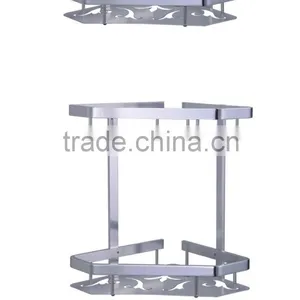 Hot Sale Never Rust Bathroom Aluminium Single Corner Shelf China Supplier Bathroom Corner Towel Shelf thumbnail-2