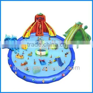 Kids and Adults Giant Inflatable Water Park in Commericial Use thumbnail-1